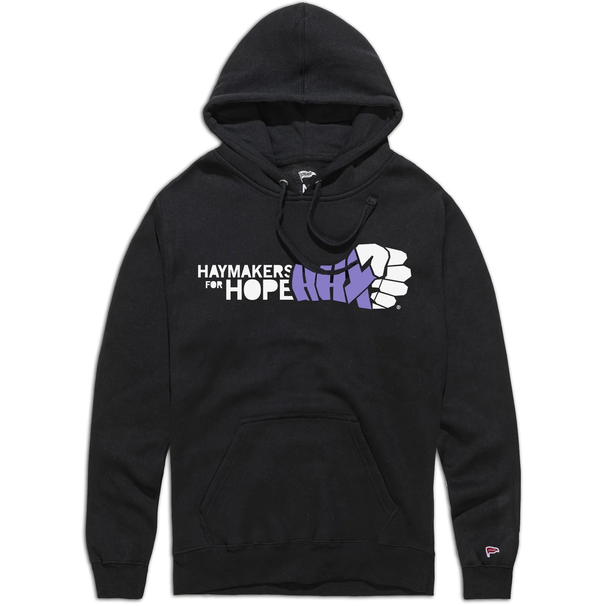 Haymakers for Hope Logo Hoodie Tomboy look