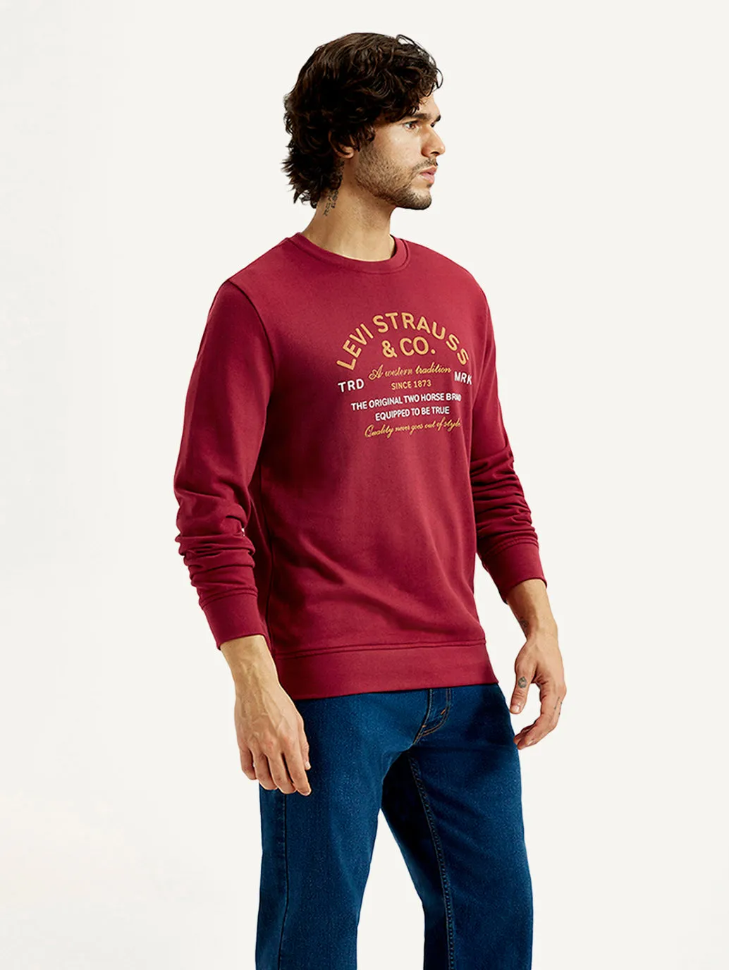 Hippo like Customizable Men's Printed Round Neck Sweatshirt