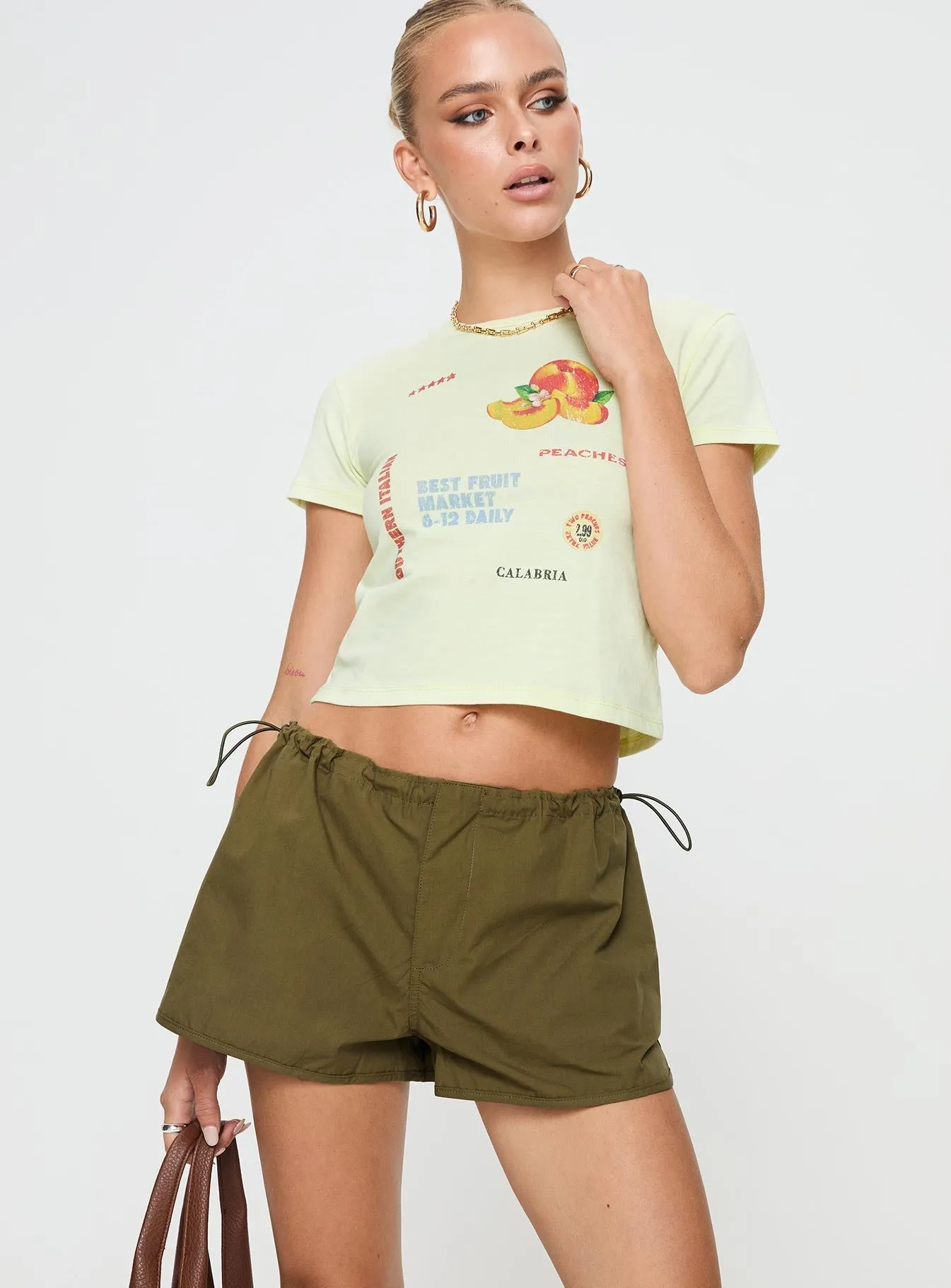 UVProtectionFabric Harmonic Shorts Olive Green