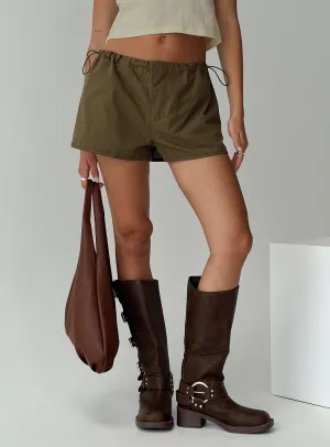 Harmonic Shorts Olive Green Downtown Cool
