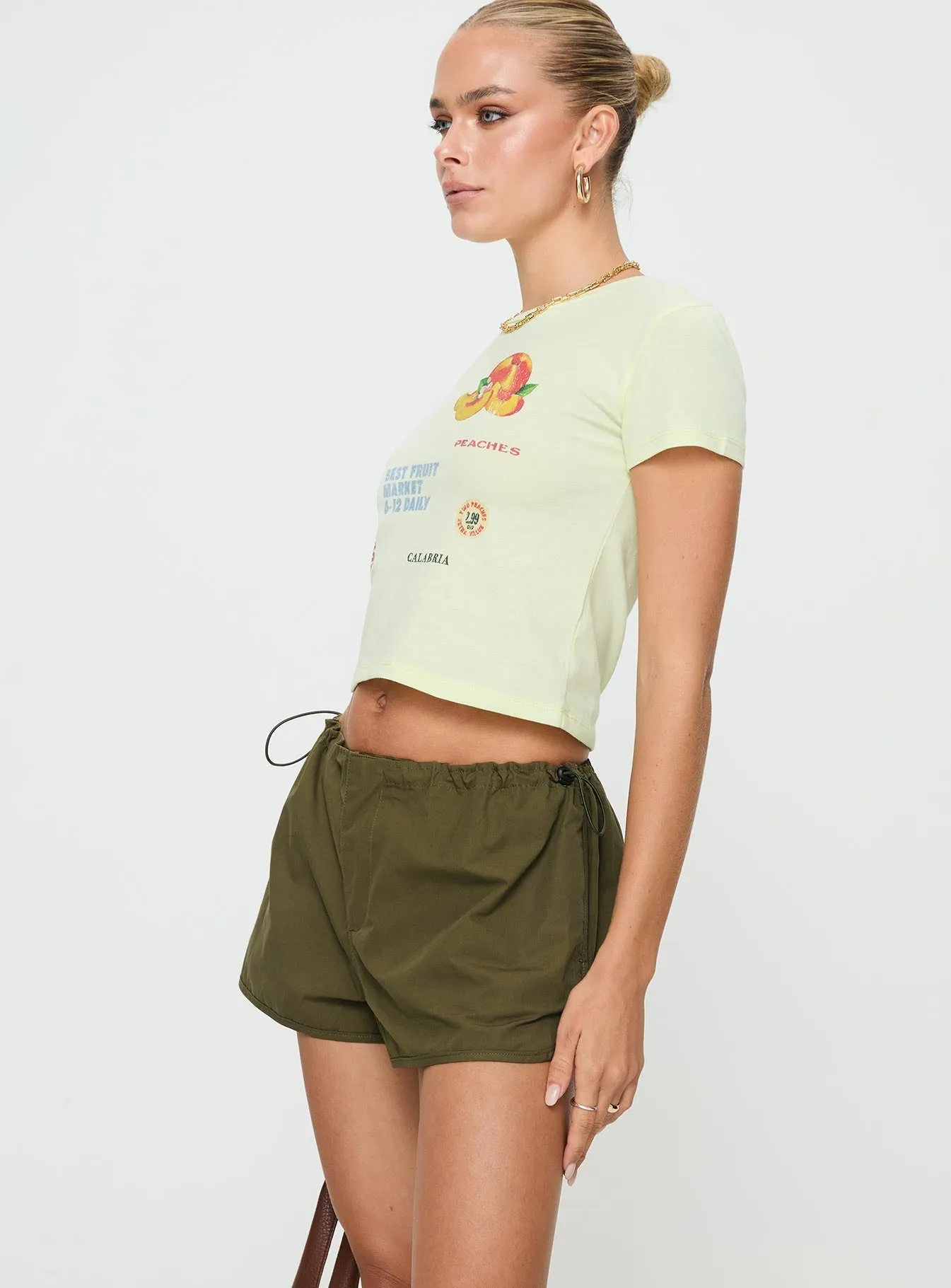 Photo Fit Shimmer Core Harmonic Shorts Olive Green