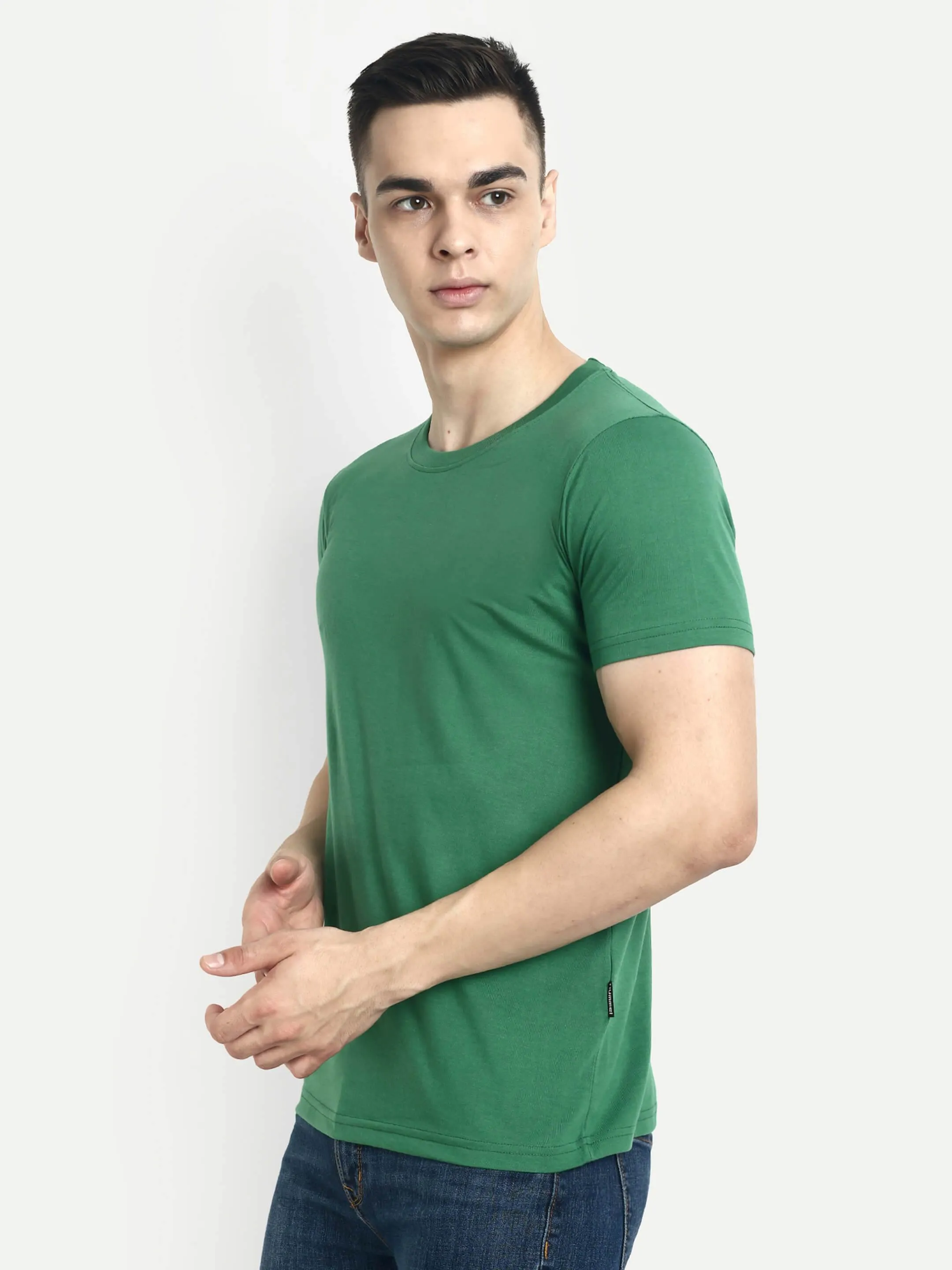 StaticFreeLining ReinforcedHem Cam Cotton Poly T-Shirt