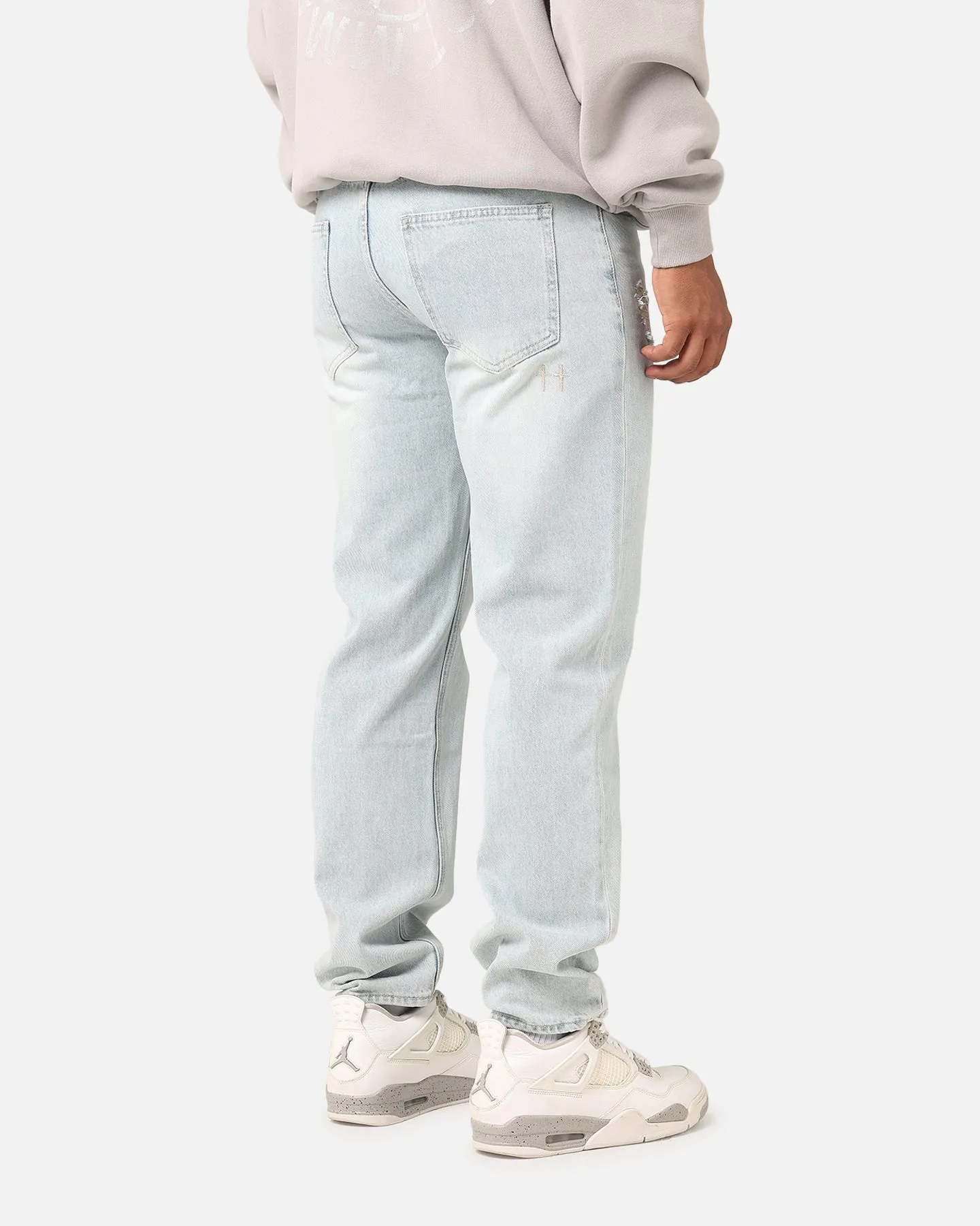 Clean Base Saint Morta Psykhe Distressed Jeans Light Blue