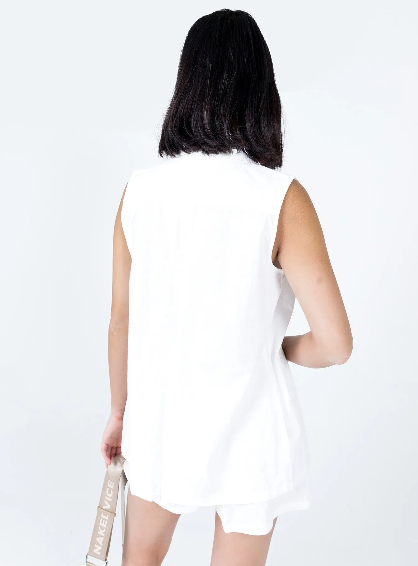 Noah Vest Set White Relax Mode