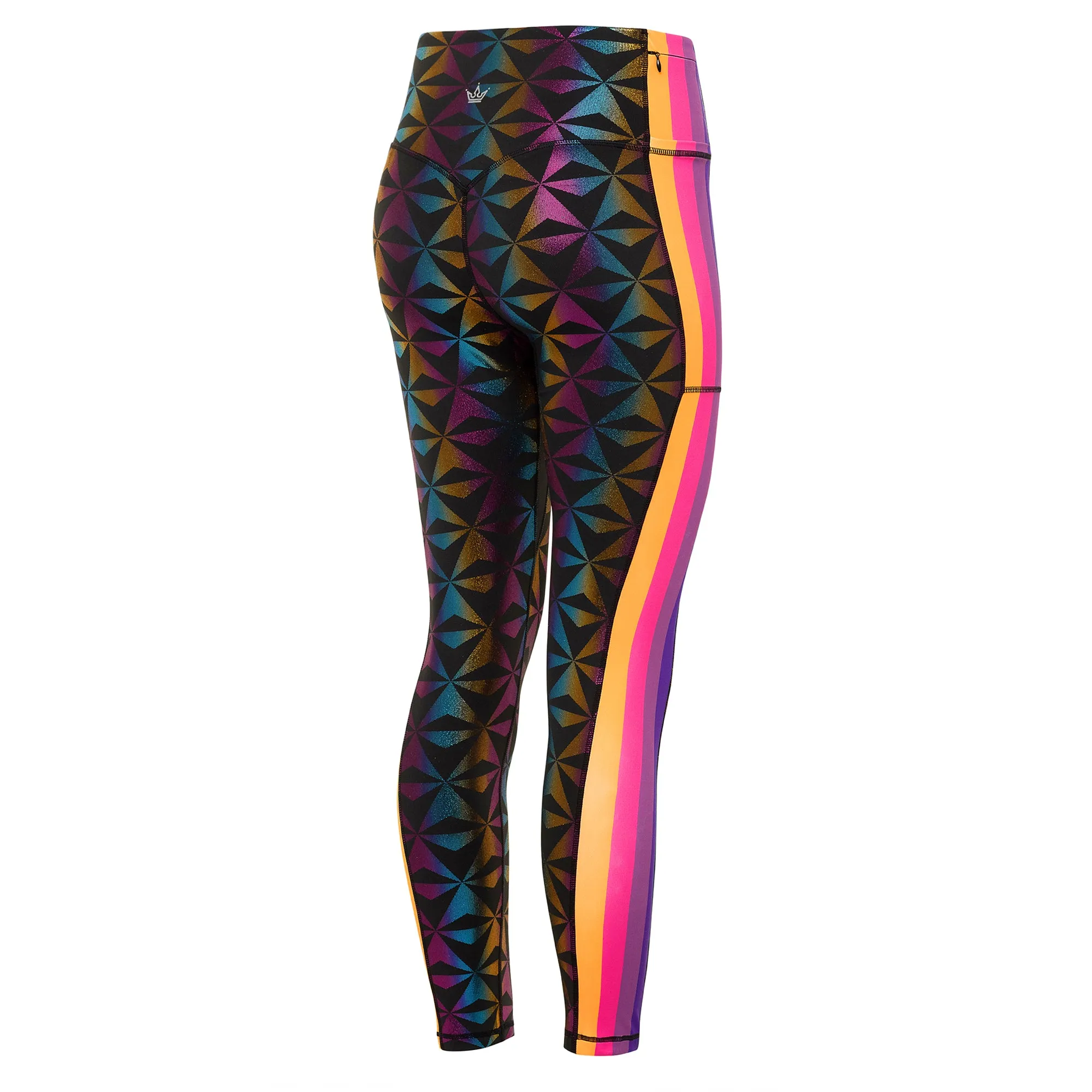 Unisex Style Winter Sports Stretch Fit Budget Friendly Geodesic Night Leggings