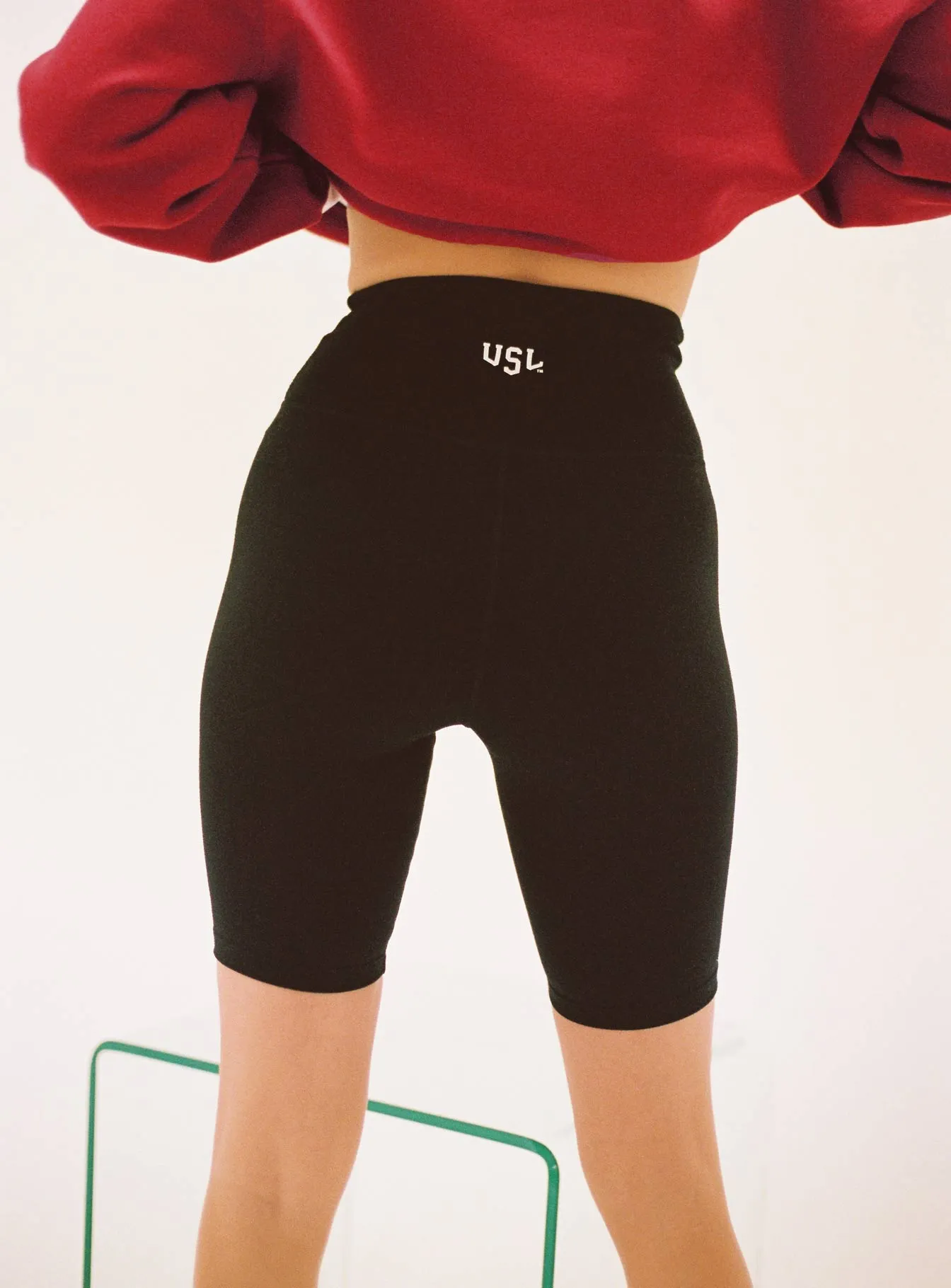 Tagless Design Stage Feel Harvard University Bike Shorts Black