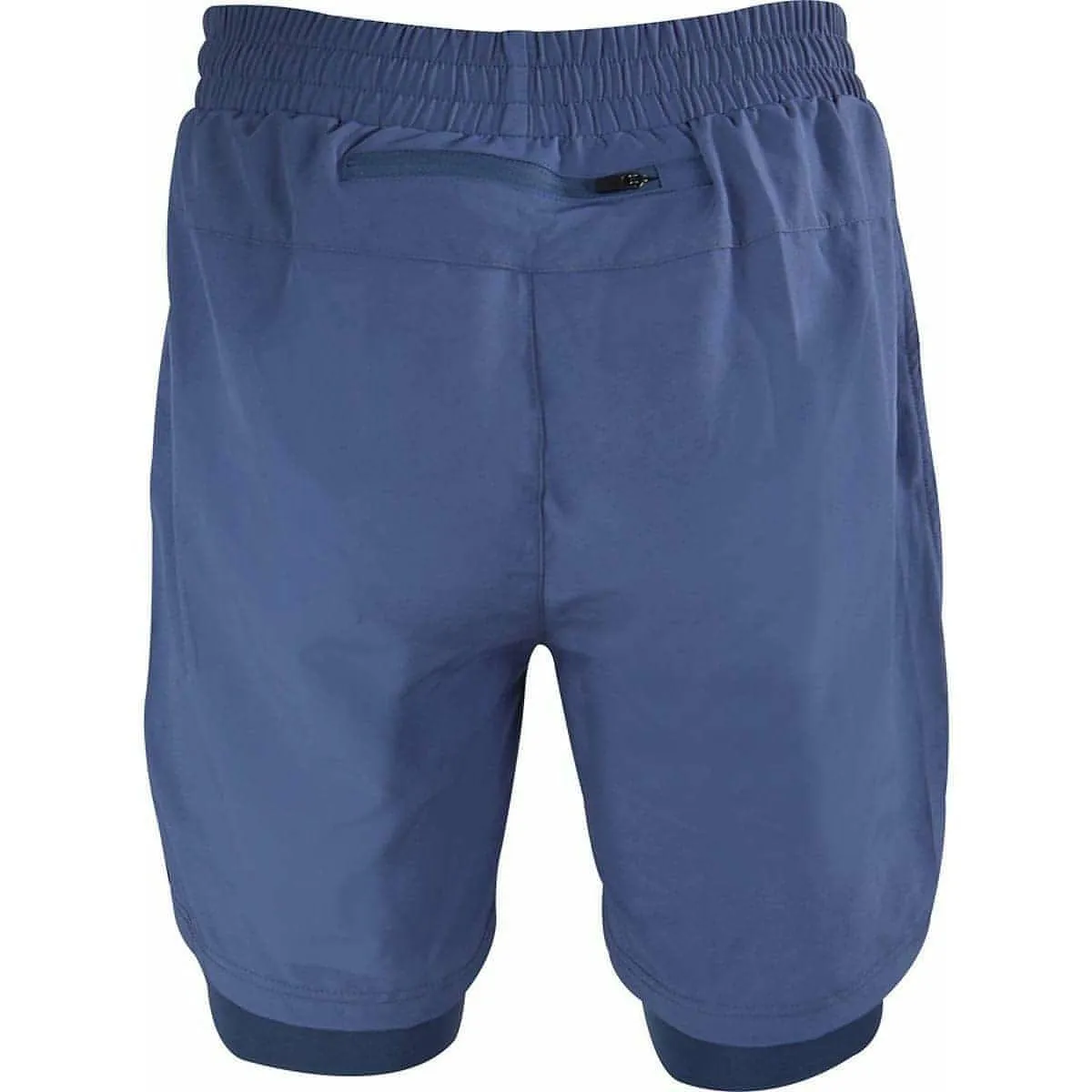 Sport Friendly Sporty Edge More Mile Core 2 In 1 Mens Running Shorts - Blue