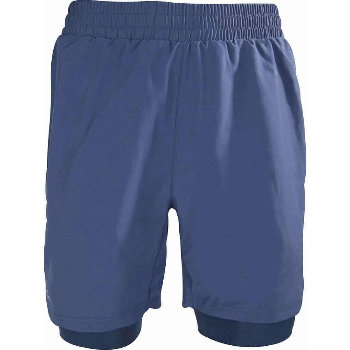 Quick Fit More Mile Core 2 In 1 Mens Running Shorts - Blue