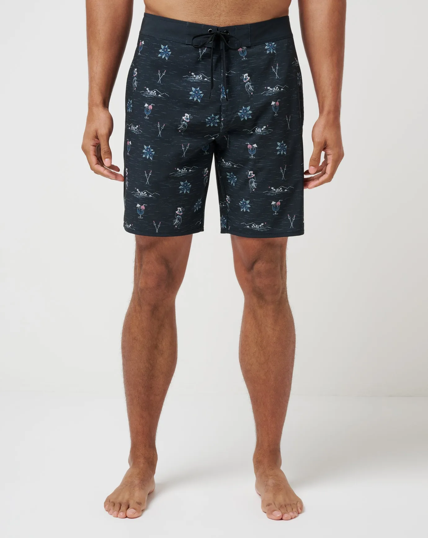 finance industry Tiki Totem Boardshort