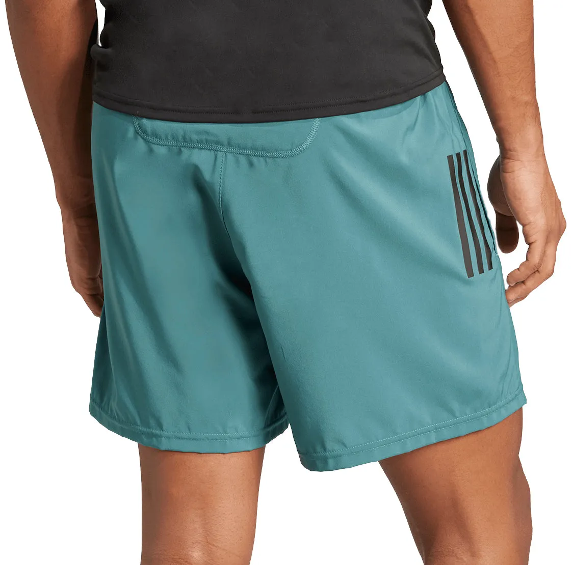 adidas Own The Run 7 Inch Mens Running Shorts - Green floral shorts