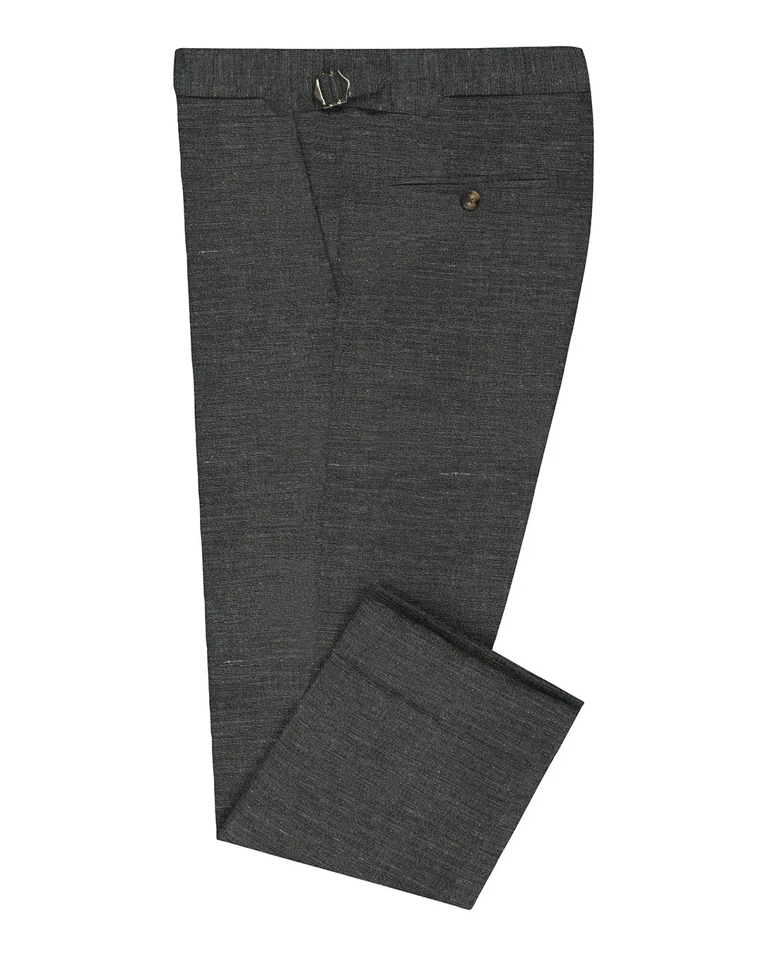 DoubleLayeredHem Solbiati Ash Grey Linen
