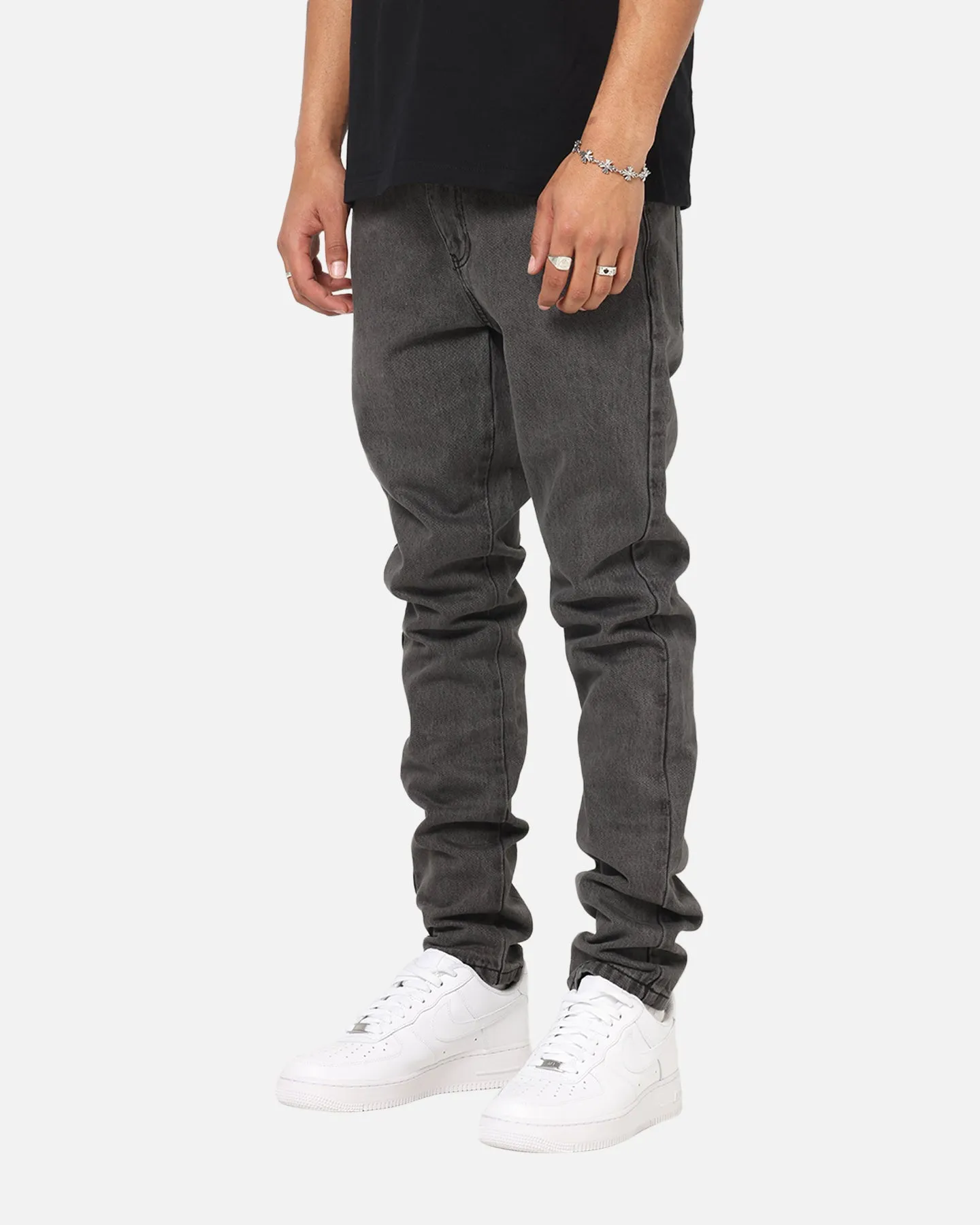 Formal Classic Wear Loose Low Impact Dye Saint Morta Fimi Jeans Sulphur Grey