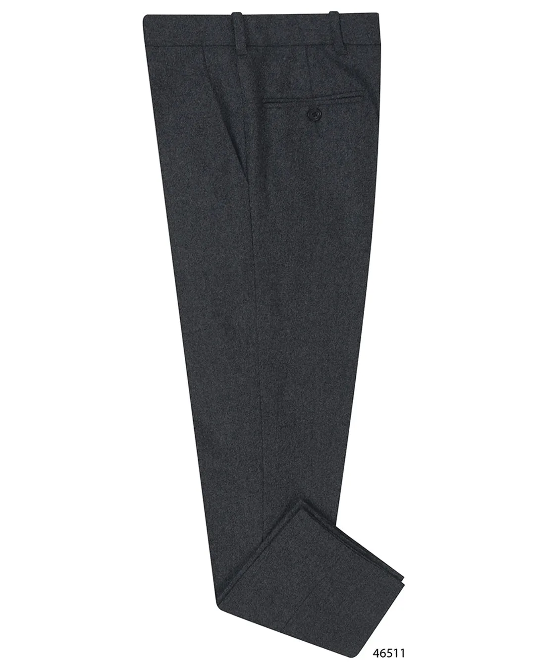 VBC Dark Grey Flannel Dress Pant Relax Fit Comfy Waistband
