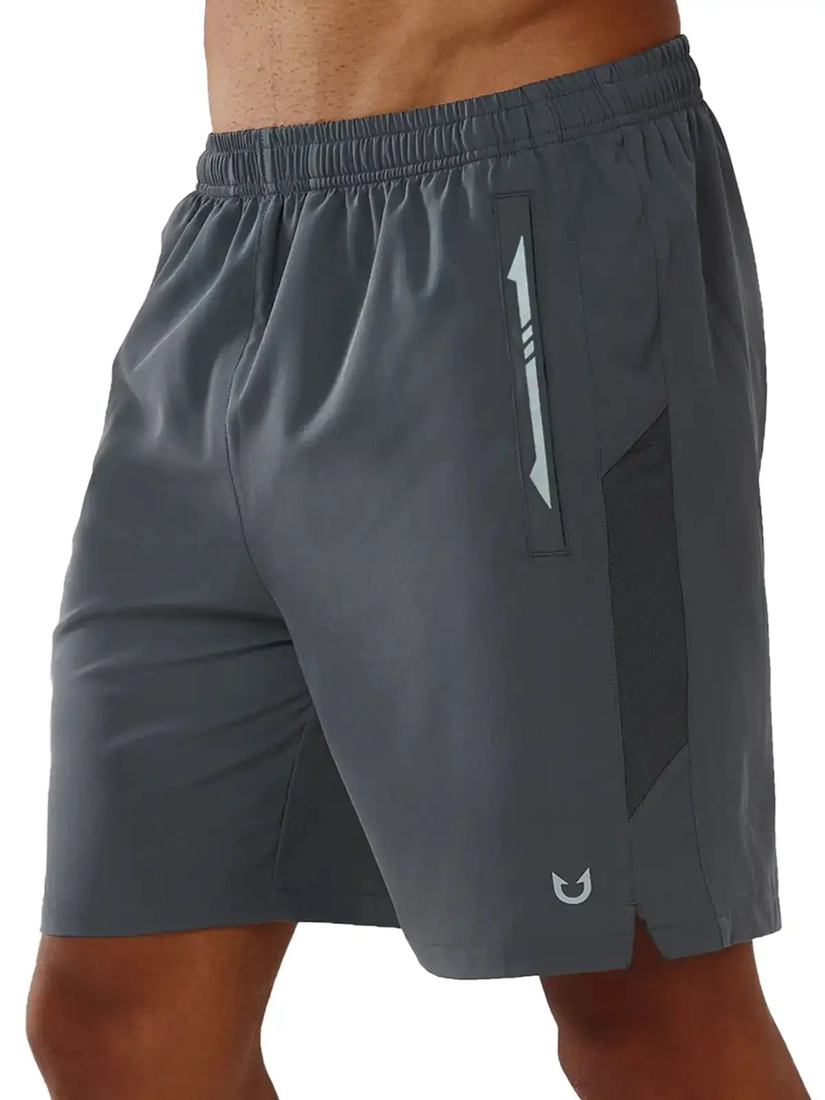 Water Repellent Finish personalized option Men's Pickleball 7 Inch Inseam Quick Dry Stretch Gym Running Shorts