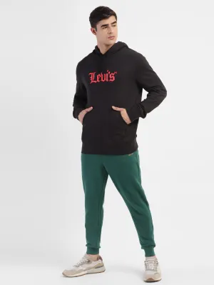 Lightweight Midlayer Option Raglan sleeves Men's Brand Logo Hooded Sweatshirt