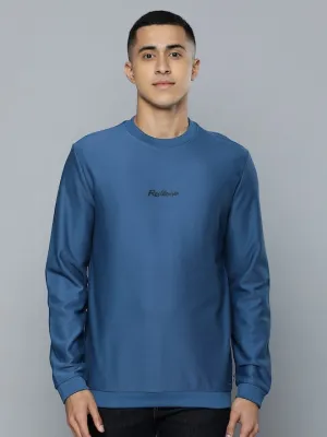 Men's Solid Crew Neck Sweatshirt short sleeves
