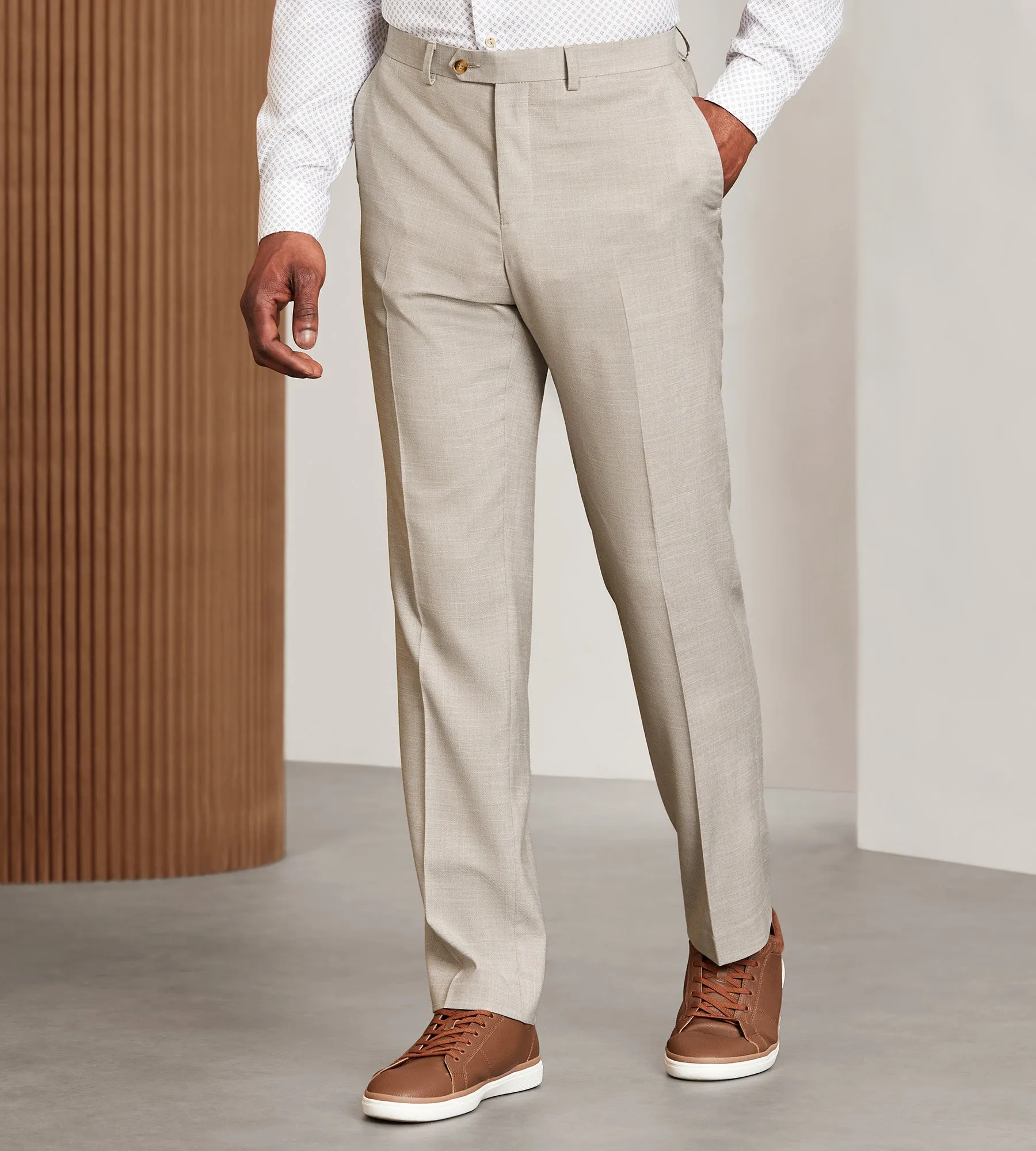 Comfy Vibes Stretch Fabric Modern Fit Suit Separate Pants