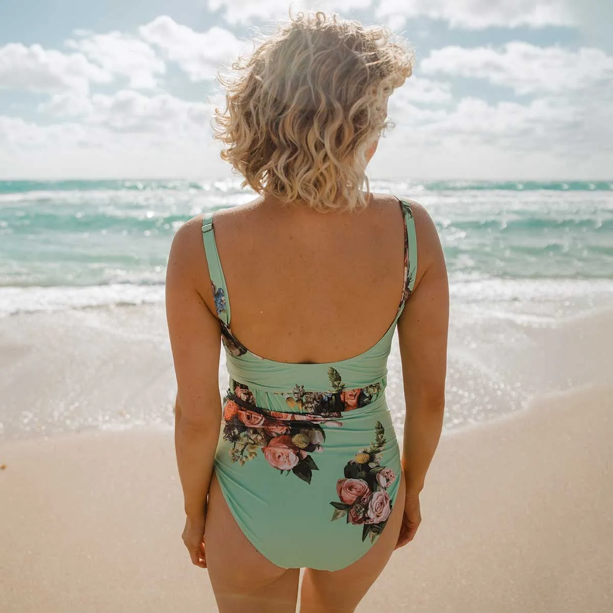 The Duchess One-Piece, Rose Mint Athletic Performance Sturdy stitching