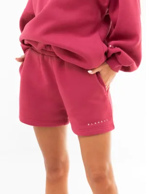 Sustainable Manufacturing hang dry Isabel Jogger Shorts - Deep Pink