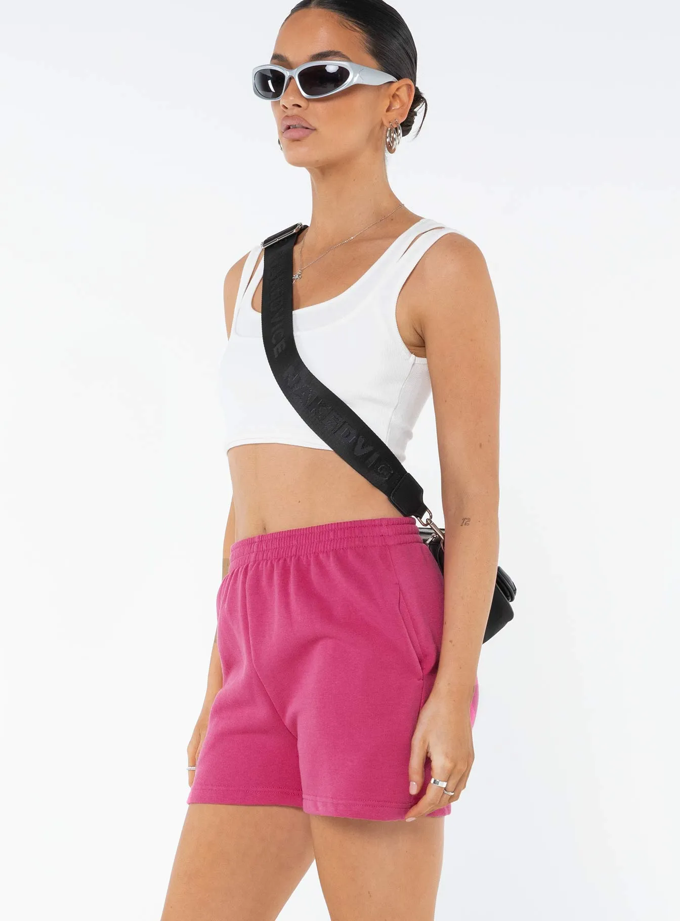 Balance Core WrinkleResistantClothing Cenzo Track Shorts Pink