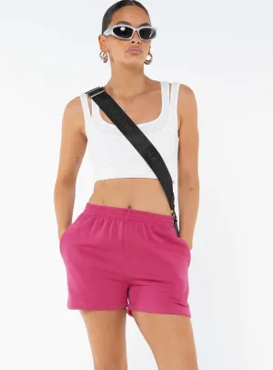 Virtual Fit Summer Glow Cenzo Track Shorts Pink