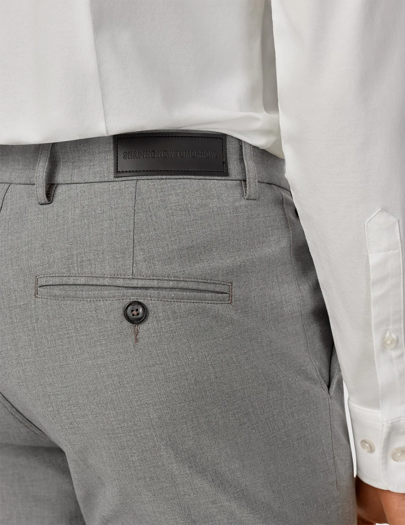 Essential Suit Pants Slim Cloud Grey LightweightWeave