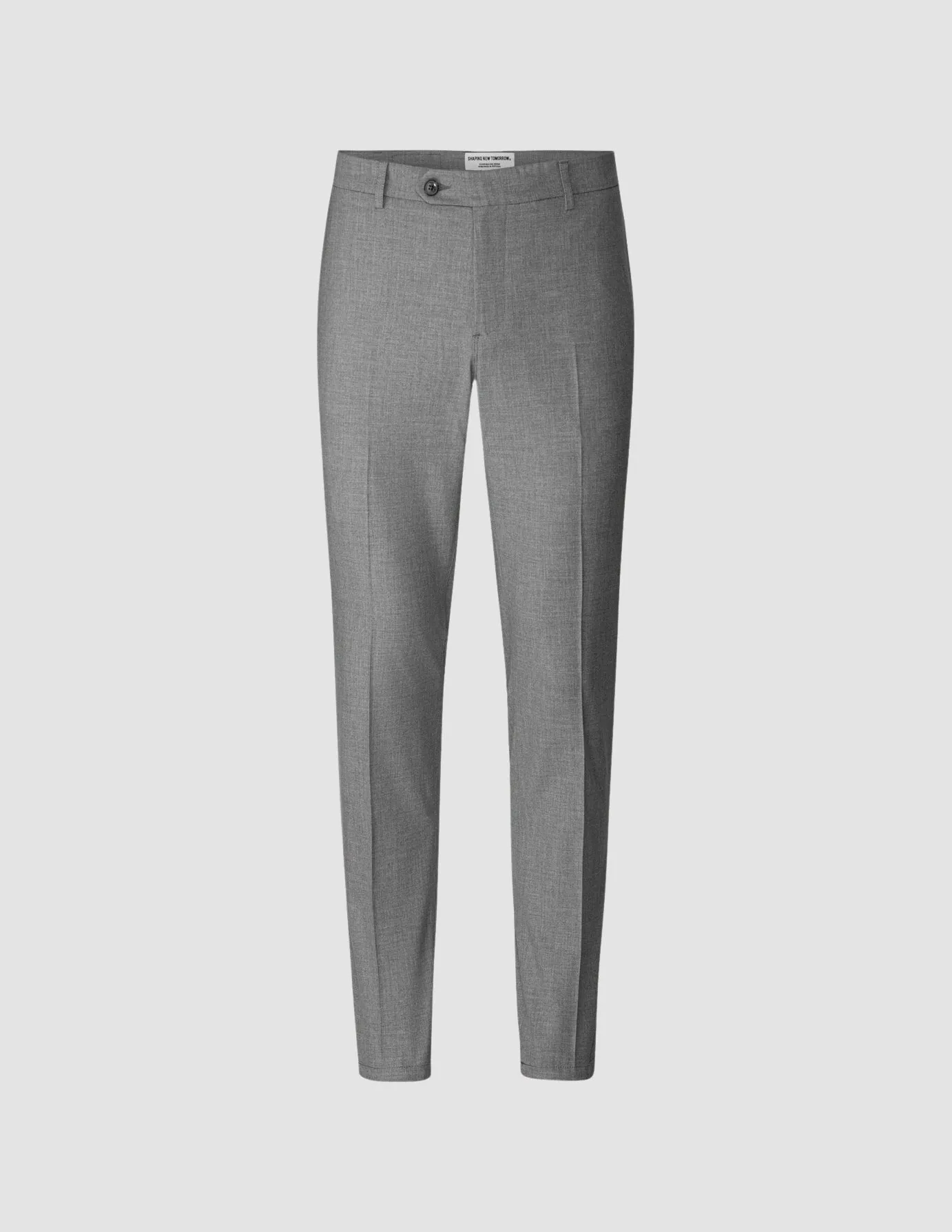Cozy Stretch Shape Retention Essential Suit Pants Slim Cloud Grey
