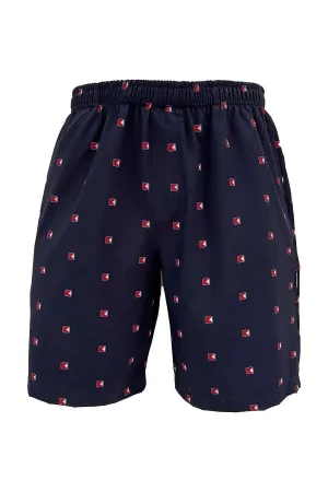 BOATHOUSE Men's Journey Printed Shorts TearResistant Material Halo Glow