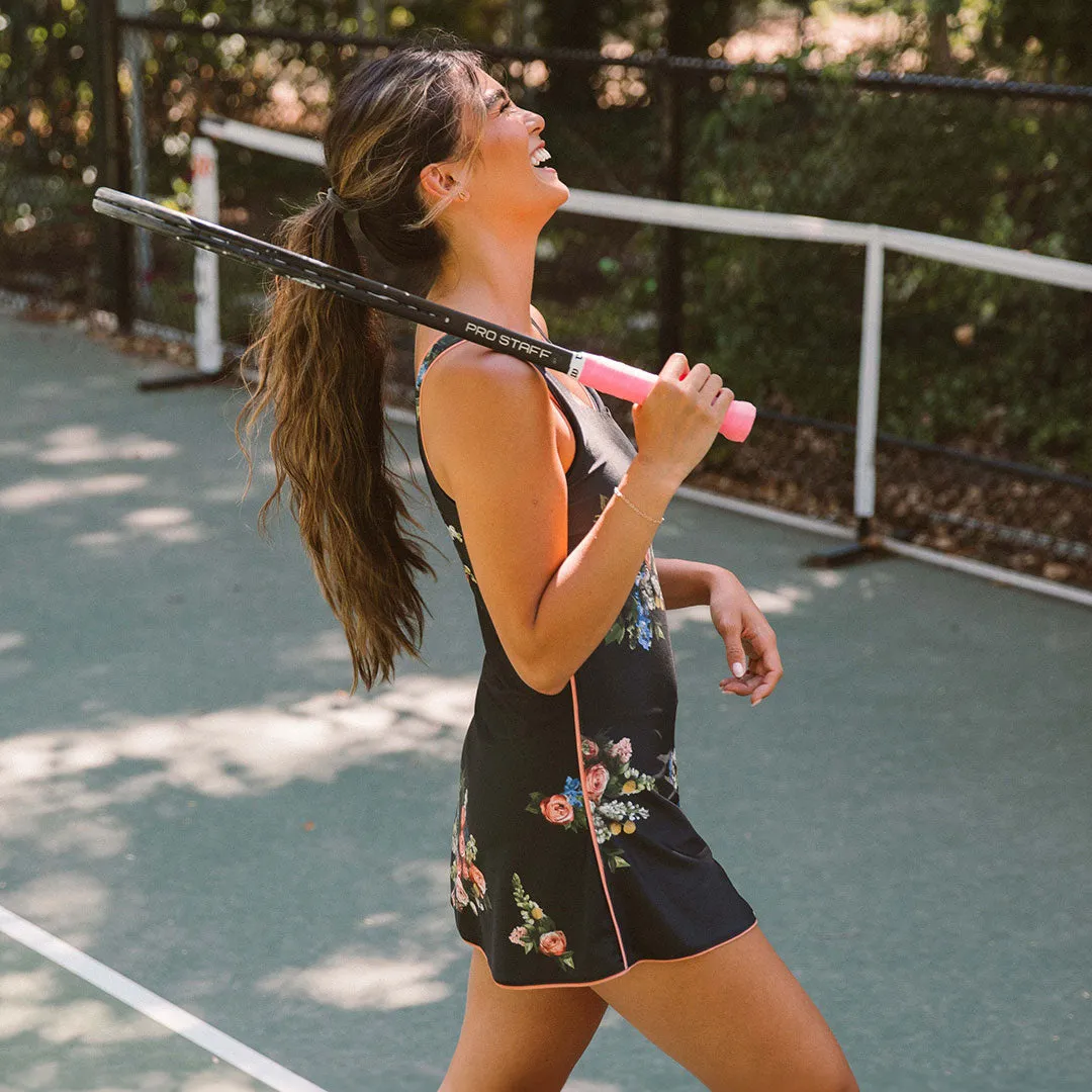 Tennis Dress, Rose Black Metal Core