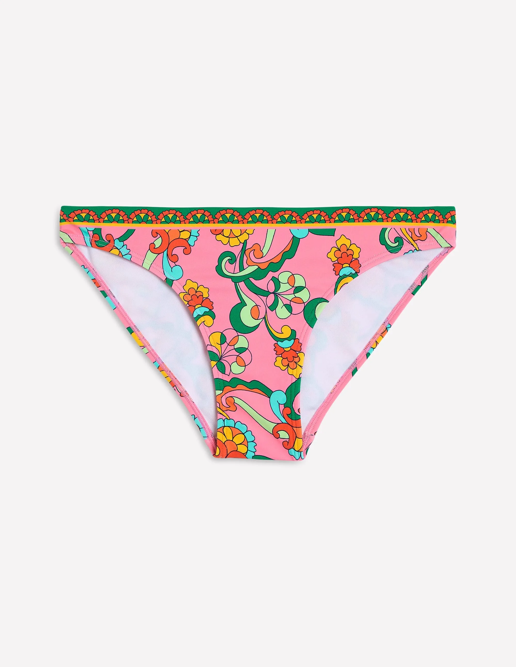 Ocean Holiday Classic Bikini Bottoms-Pink,