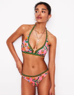 Eco Friendly Seamless Comfort Classic Bikini Bottoms-Pink,