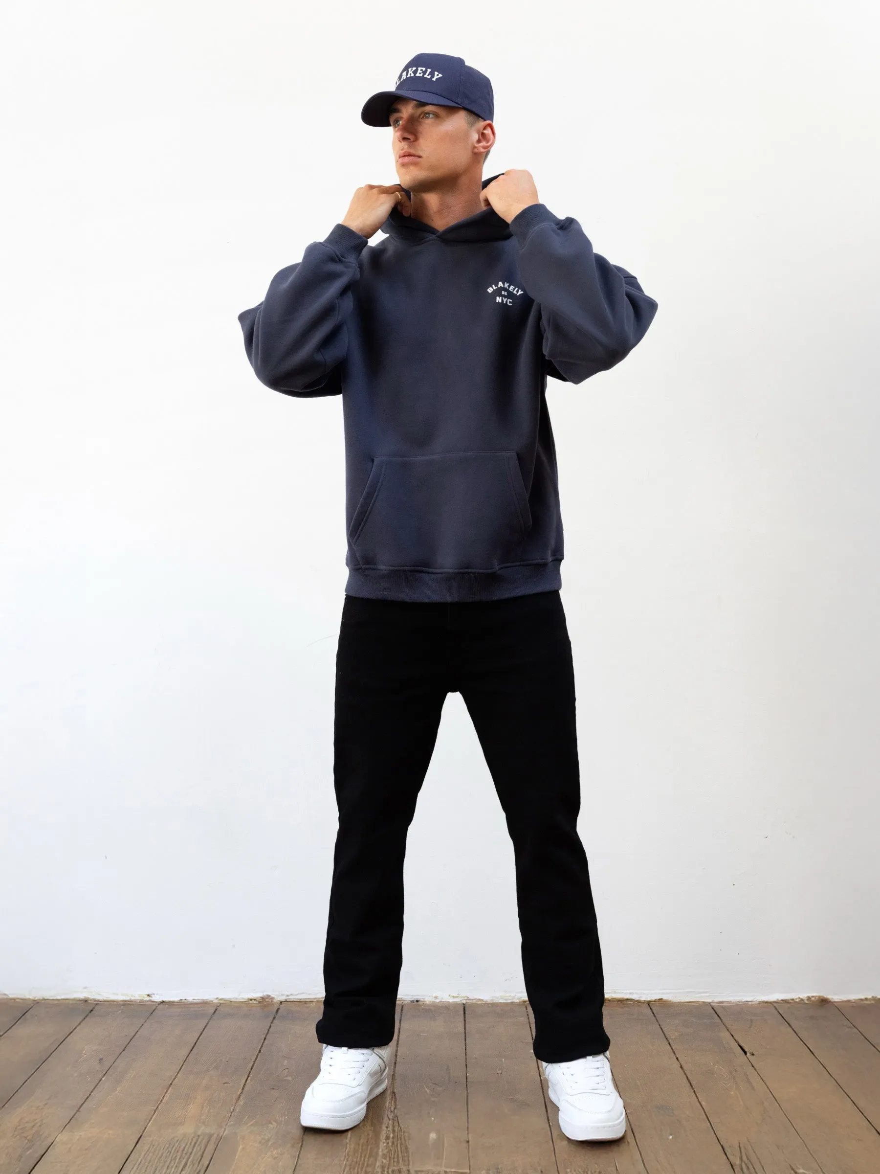 skiing gear NYC Relaxed Hoodie - True Navy
