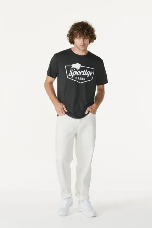 Geometric Print SPORTIQE MEN'S BRANDED GRAPHIC COMFY TEE