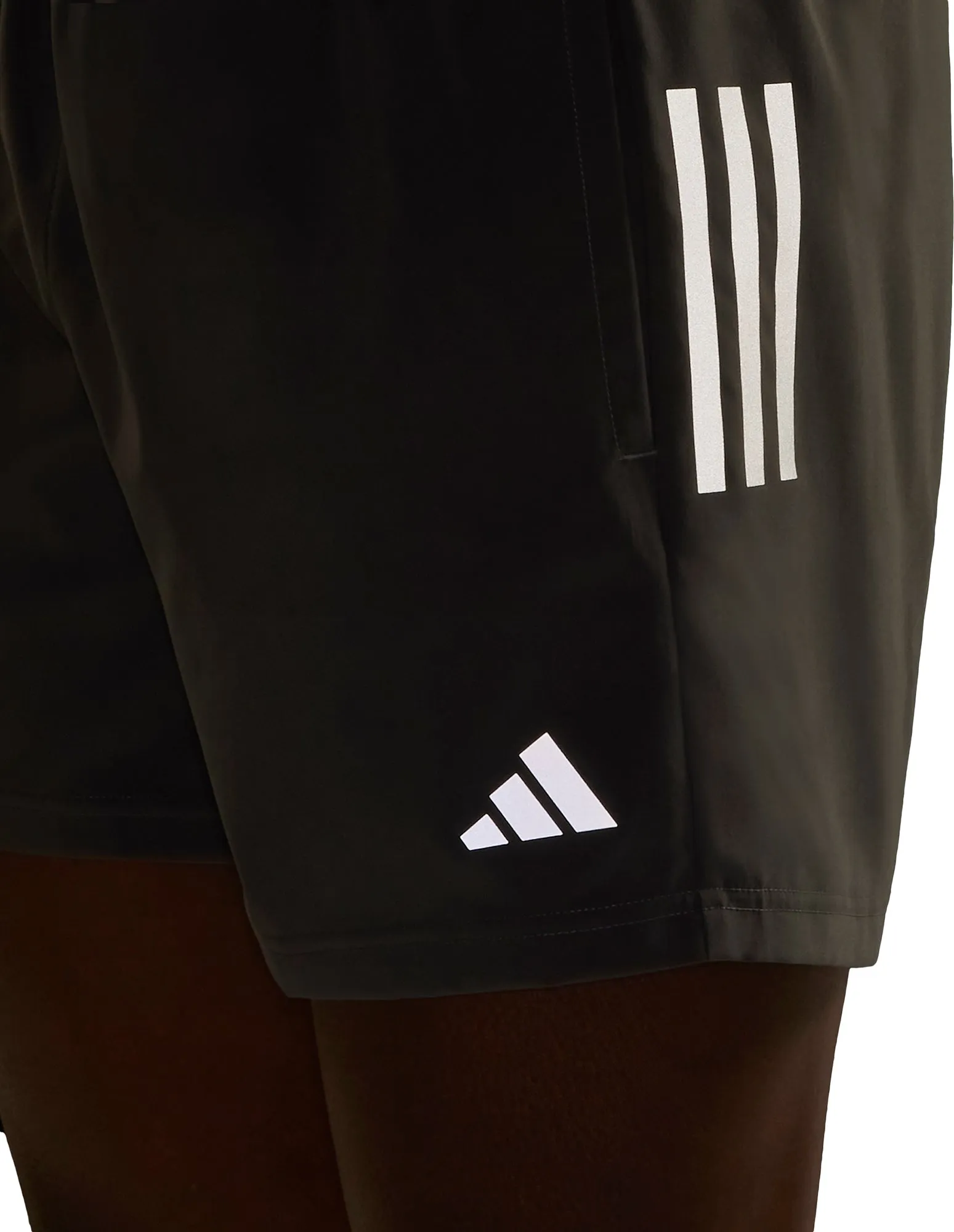 adidas Own The Run 7 Inch Mens Running Shorts - Grey Fun Prints
