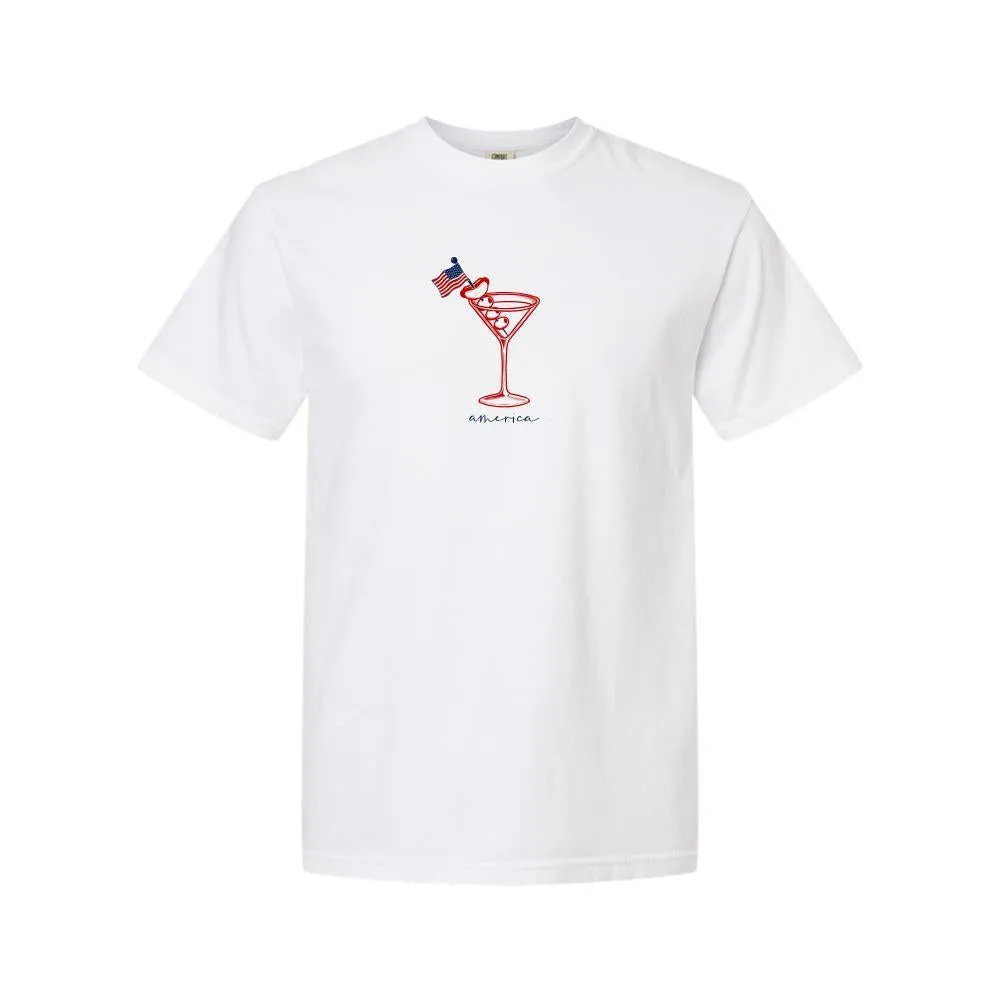Hot Dog & Martini Tee Casual Choice Wear tall size