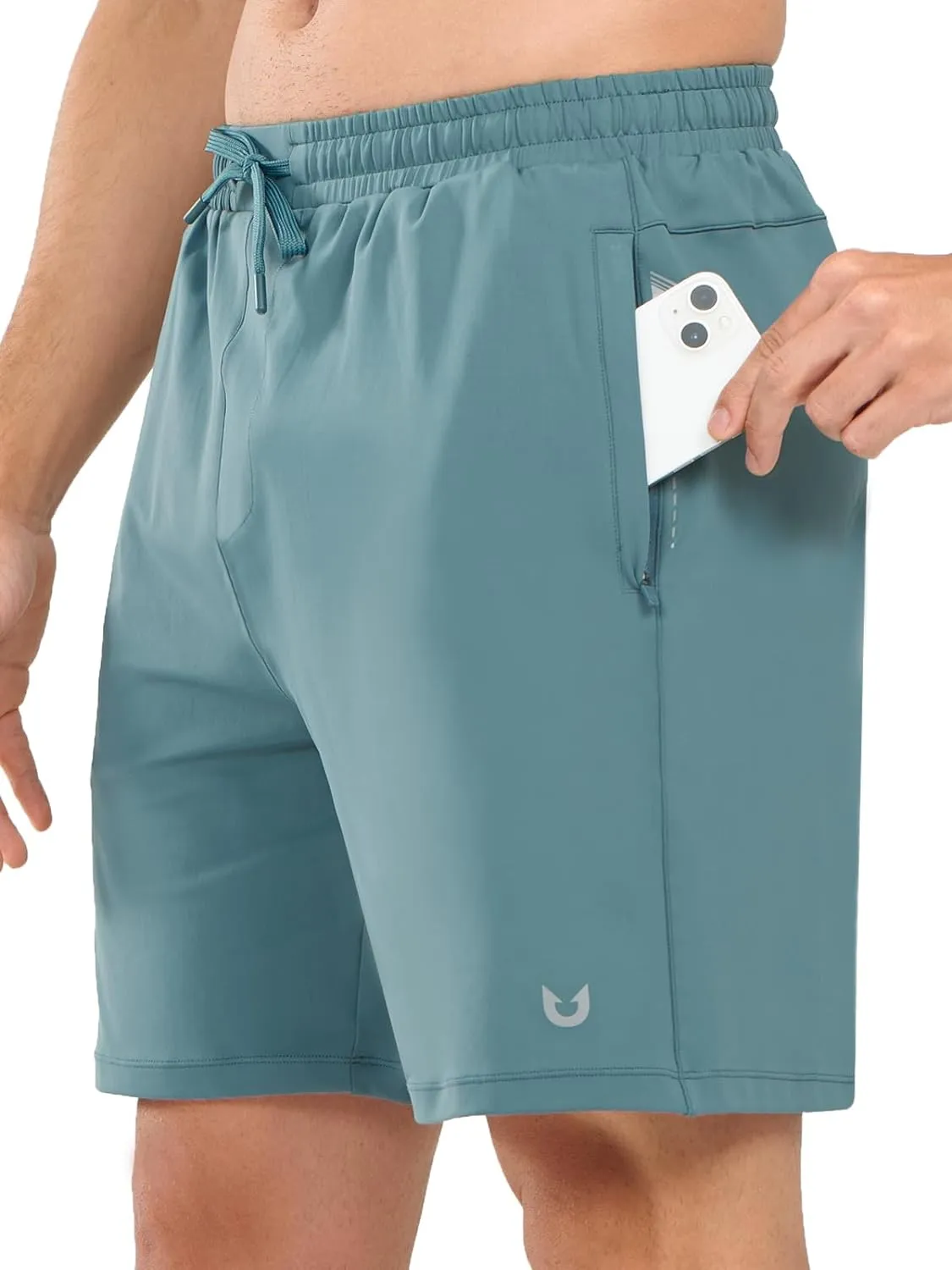 Ultra Soft Touch Daily Layer Men's 7" Breathable Running Shorts with Pocket for Tennis, Gym & Training
