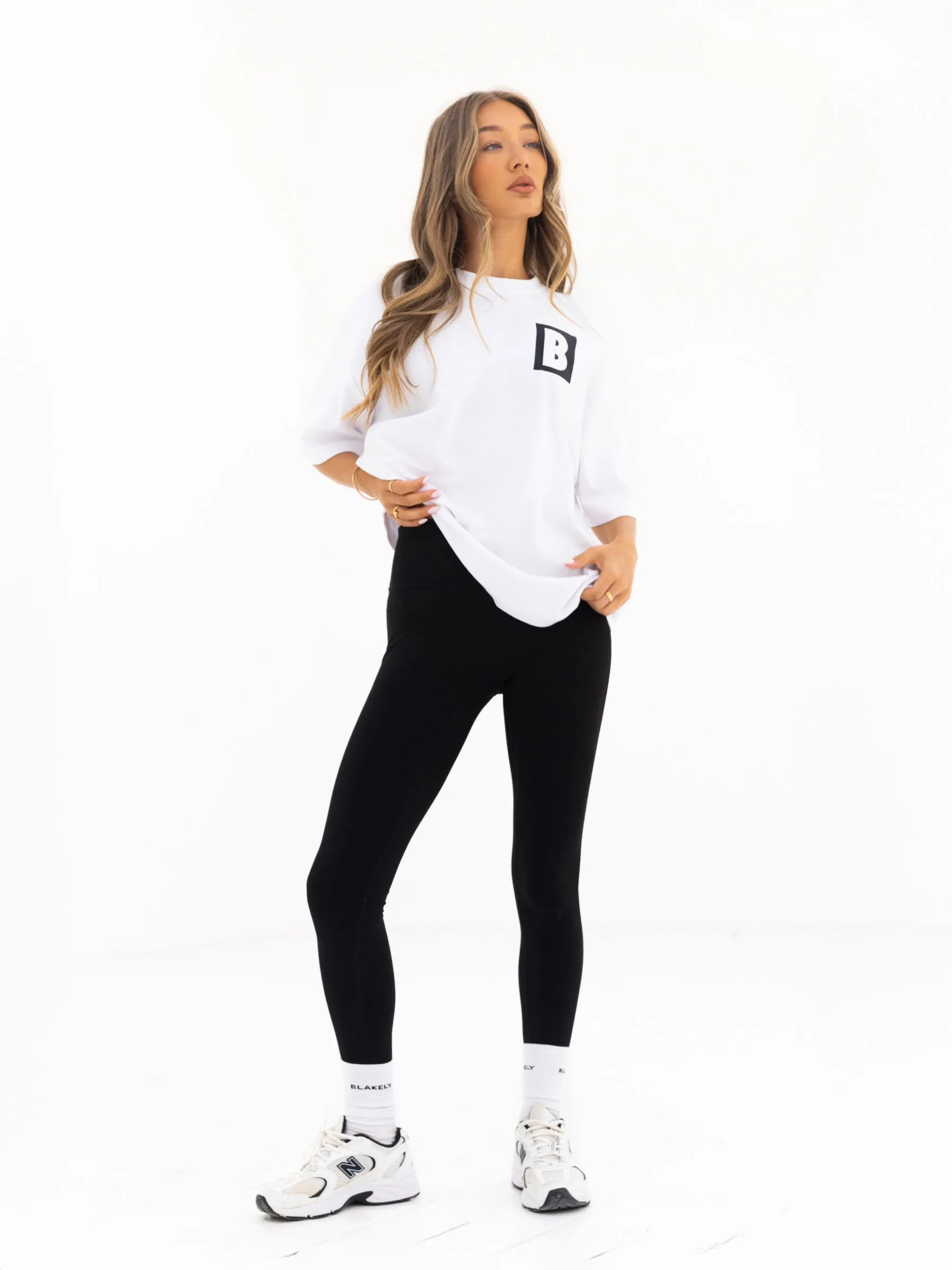 Breathable Look Chic and Cozy Wear Offset Ultra Oversized T-Shirt - Bright White