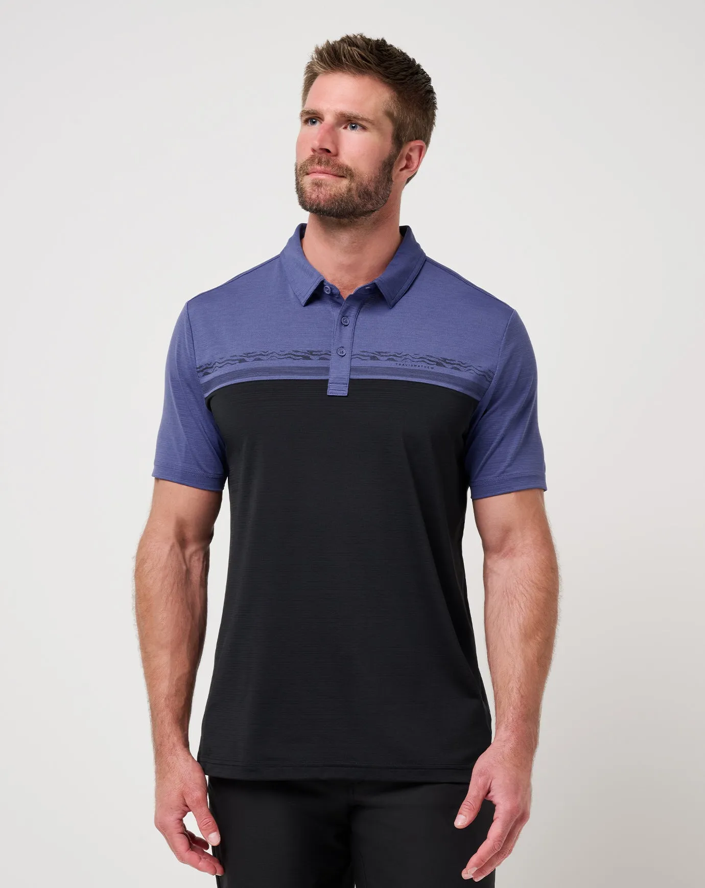 Golf Course Breathable Weave Perspective Shift Polo