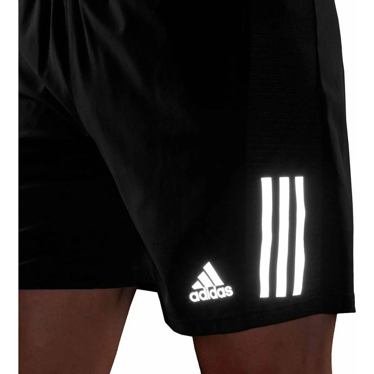 Modern Fit dance clothing adidas Own The Run 5 Inch Mens Running Shorts - Black
