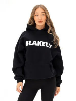 Studio Oversized Hoodie - Black Casual Fashion All Day Wear