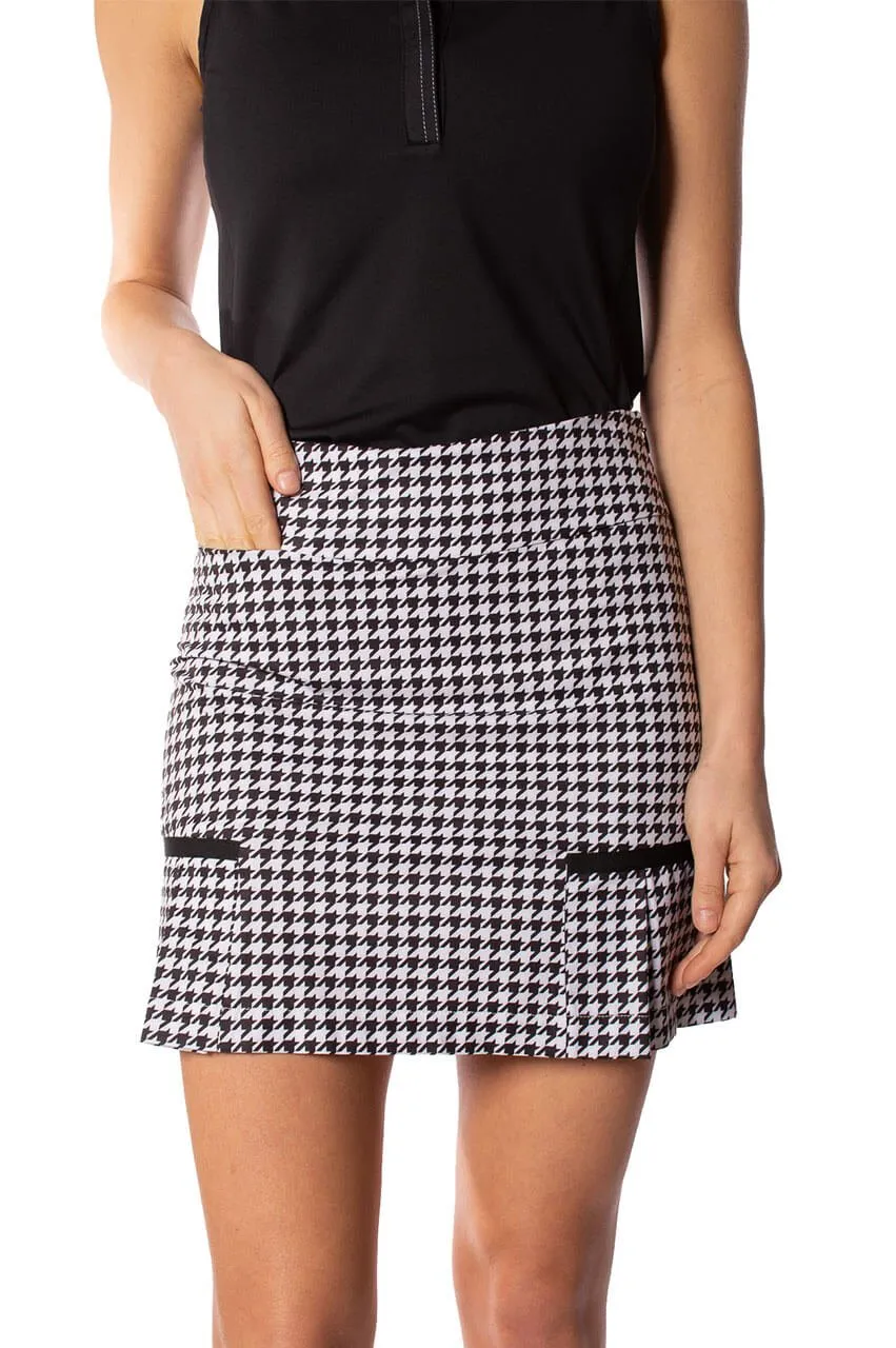 Stylish Fit All weather Houndstooth Skort