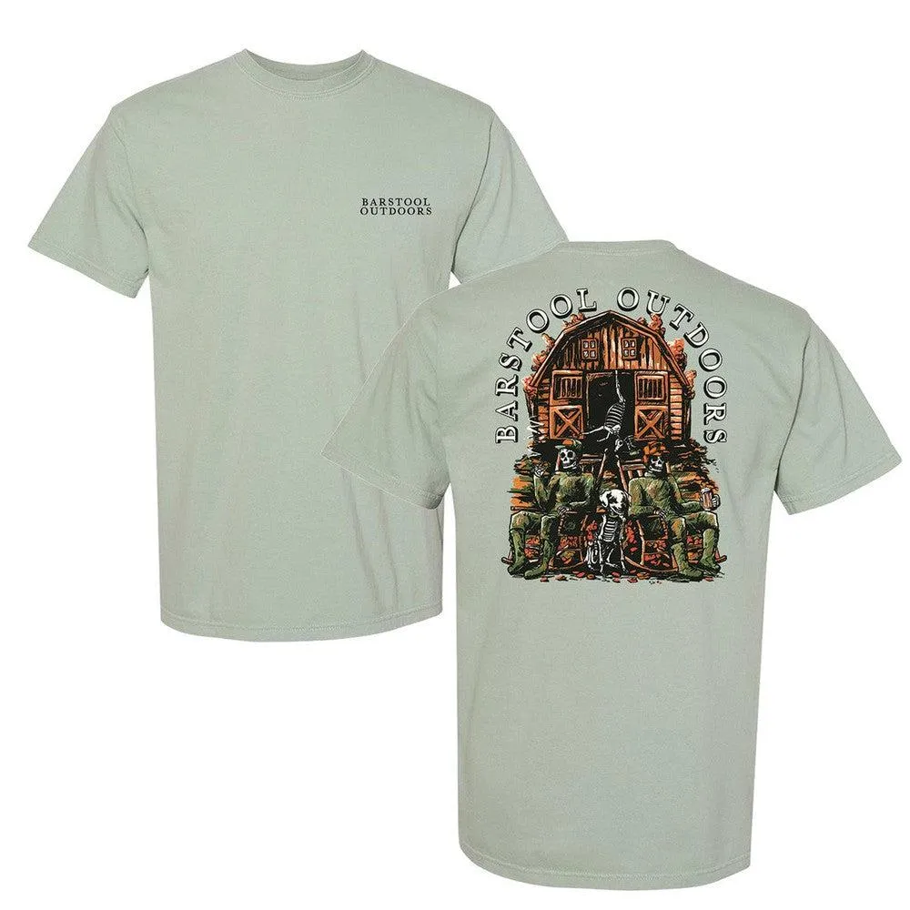 Barstool Outdoors Skeleton Tee Comfortable Breathable Layer