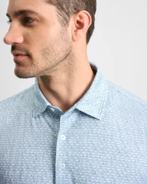 SingleJersey Knit Classic Comfort Defenders Printed Performance Polo