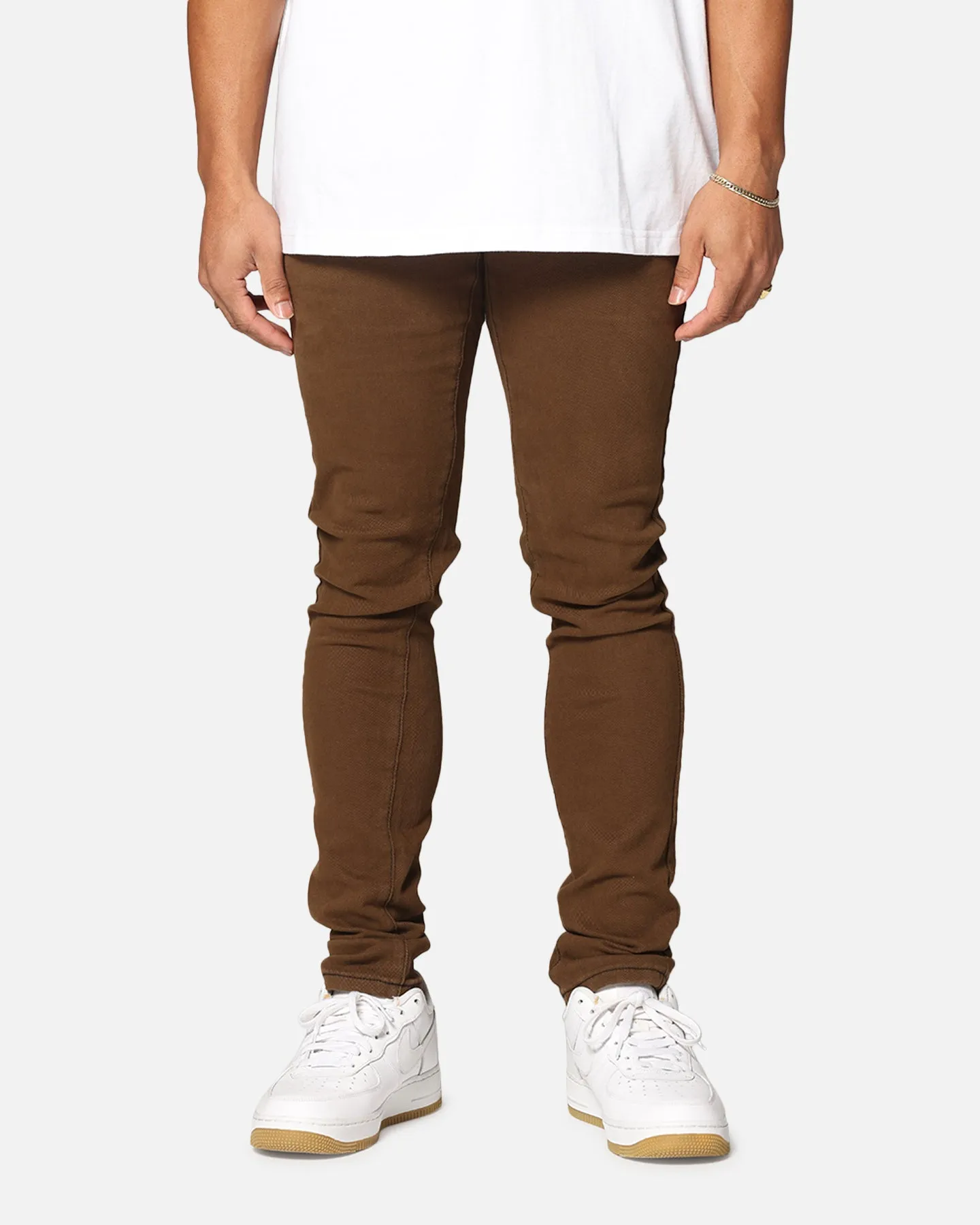 Saint Morta Dynasty Jeans Vintage Brown Relaxed Style Weekend Style High Quality Parent Style Family Style