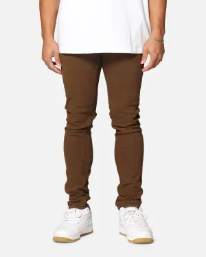 Saint Morta Dynasty Jeans Vintage Brown Relaxed Style Weekend Style High Quality Parent Style Family Style