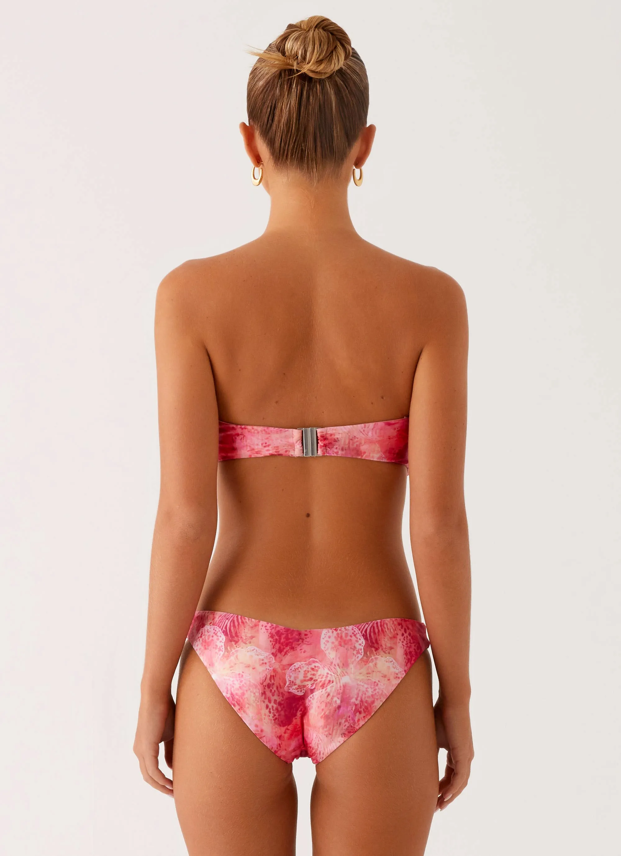 Delta Bikini Bottoms - Flamingo Fling Secure Zip Closure