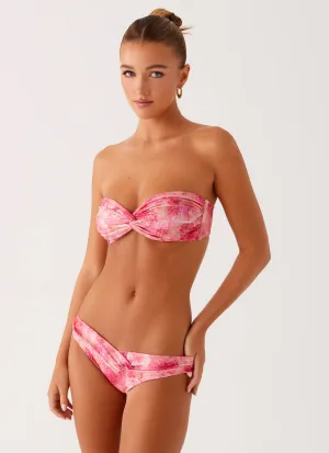 Versatile use Delta Bikini Bottoms - Flamingo Fling