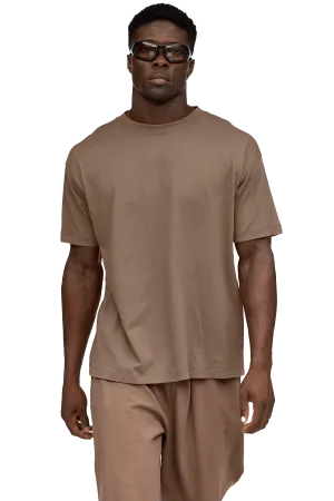 T-SHIRT - Tan Non-Slip Grip Anti Chafing Design Breezy-Feel