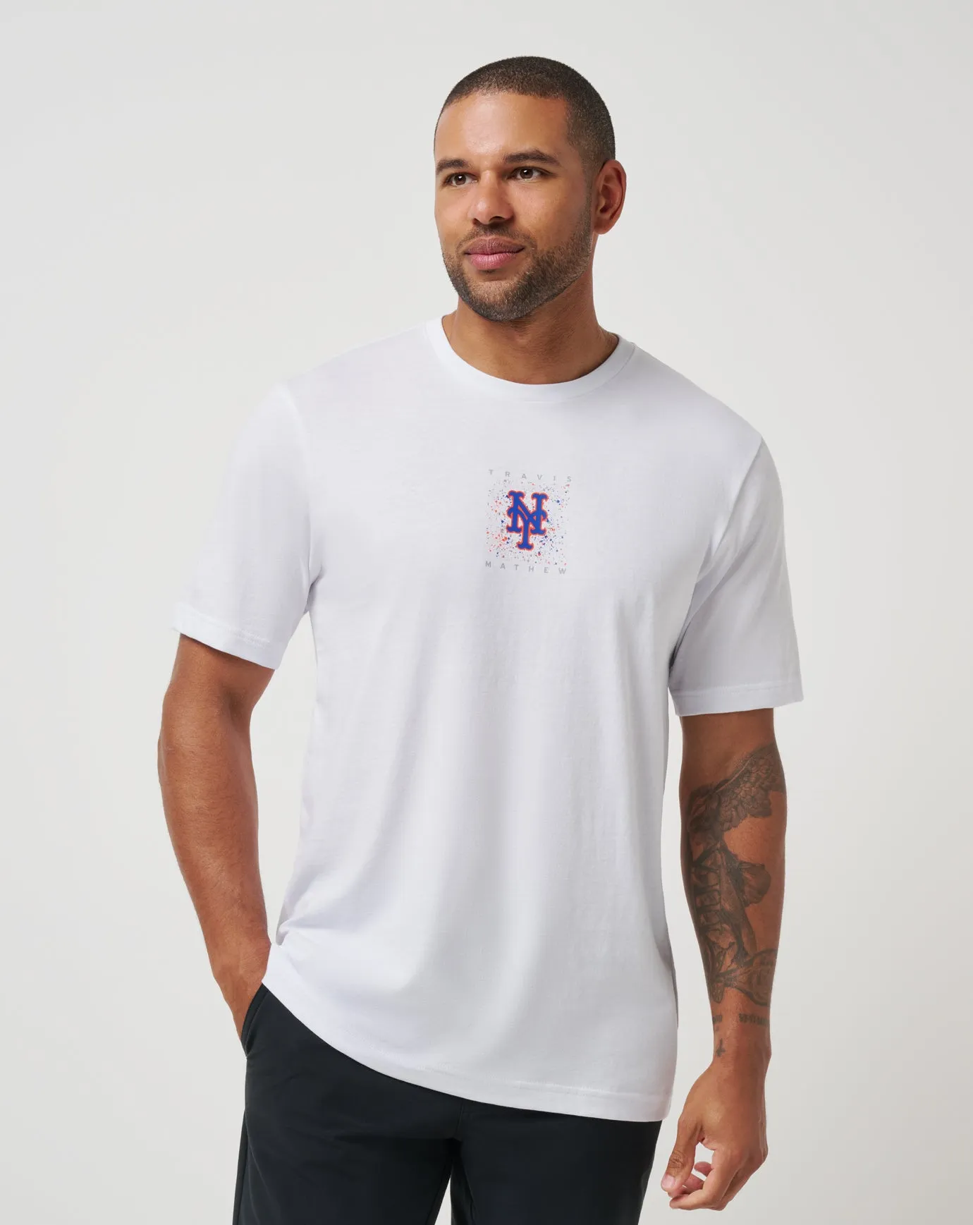 New York Mets In The Dugout 2.0 Tee Abrasion Resistant Fabric