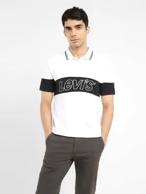 Trendy Casual slim fit Men's Colorblock Polo T-shirt